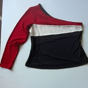 One Sleeve Womens Blouse Size XL
